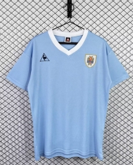 Retro Version 1986 Uruguay Home Blue Thailand Soccer Jersey AAA-3257