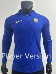 Player Version 26-27 Chelsea Home Blue LS Thailand Soccer Jersey AAA-0871