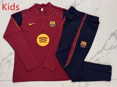 26-27 Barcelona Red Blue Kids/Youth Soccer Tracksuit -815