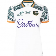 (S-7XL) 2026 Australia Away White Thailand Rugby Shirt