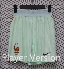 Player Version 26-27 France Away Green Thailand Soccer Shorts-3596