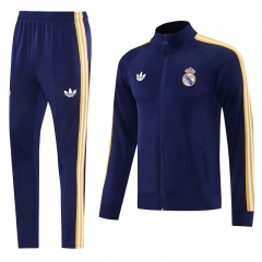 26-27 Real Madrid Royal Blue Thailand Soccer Jacket Uniform-LH
