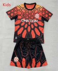 26-27 Olympique de Marseille Goalkeeper Orange kids Soccer Uniform-AY