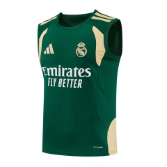26-27 Real Madrid Green Thailand Training Soccer Vest-418