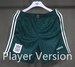 (S-3XL) Player Version 95-96 Liverpool Green Thailand Soccer Shorts AAA-4563