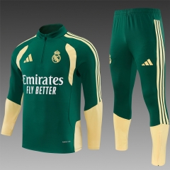 26-27 Real Madrid Dark Green Thailand Soccer Tracksuit-2315
