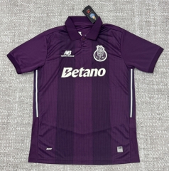 (S-4XL) 26-27 Porto Away Purple Thailand Soccer Jersey AAA-4506