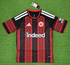 (S-4XL) 26-27 Eintracht Frankfurt Home Red&Black Thailand Soccer Jersey AAA-403