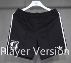 (S-3XL) Player Version 26-27 Japan Away Black Thailand Soccer Shorts-4563