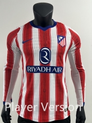 Player Version 26-27 Atletico Madrid Away Black LS Thailand Soccer Jersey AAA-0871