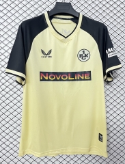 (S-4XL) 26-27 1. FC Kaiserslautern 2nd Away Light Yellow Thailand Soccer Jersey AAA-2044