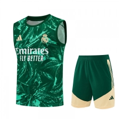 26-27 Real Madrid Camouflage Green Thailand Training Soccer Vest Uniform-418