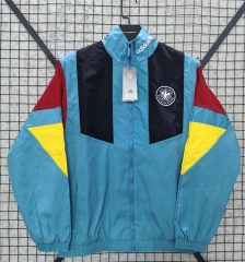 2026 World Cup Germany Blue&Black Casual Training Thailand Soccer Trench Coat-1020
