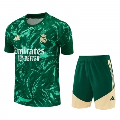 26-27 Real Madrid Camouflage Green Thailand Training Soccer Uniform-418