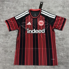 (S-4XL) 26-27 Eintracht Frankfurt Home Red&Black Thailand Soccer Jersey AAA-4506