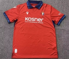 (S-4XL) 26-27 CA Osasuna Home Red Thailand Soccer Jersey AAA-8025