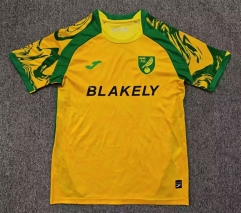 (S-4XL) 26-27 Norwich City Home Yellow Thailand Soccer Jersey AAA-8025