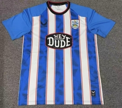 (S-4XL) 26-27 Huddersfield Home Blue&White Thailand Soccer Jersey AAA-8025