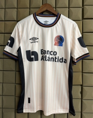 26-27 Olimpia (Honduras) Light Yellow Thailand Soccer Jersey AAA-9171