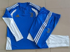 26-27 Juventus Color Blue Thailand Soccer Tracksuit Uniform-815