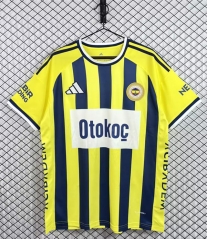 (S-4XL) 26-27 Fenerbahçe Home Yellow&Blue Thailand Soccer Jersey AAA-3257