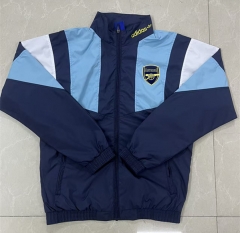 26-27 Arsenal Royal Blue Thailand Trench Coats-8268