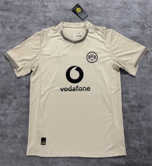 (S-4XL) 26-27 Dortmund Goalkeeper Khaki Thailand Soccer Jersey AAA-8025