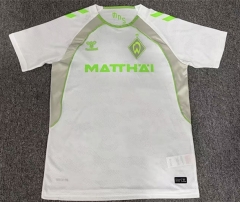 (S-4XL) 26-27 SV Werder Bremen Away White Thailand Soccer Jersey AAA-8025