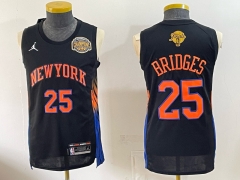 Champions Version New York Knicks #25 Black NBA Jersey-0840