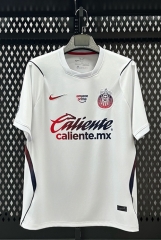 26-27 Deportivo Guadalajara Away White Thailand Soccer Jersey AAA-2315