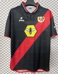 Retro Version 2000-2001 Rayo Vallecano Away Black Thailand Soccer Jesrey AAA-2044