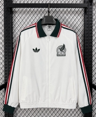 2026 World Cup Casual Version Mexico White Thailand Training Soccer Trench Coat-1022