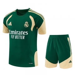 26-27 Real Madrid Green Thailand Training Soccer Uniform-418