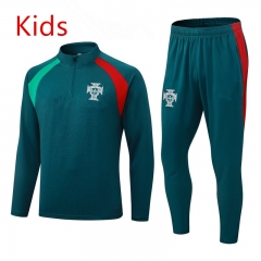 26-27 Portugal Red Kids/Youth Soccer Tracksuit-411