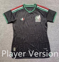 Player Version 26-27 Mexico 2nd Away Black Women Thailand Soccer Jersey AAA-5492