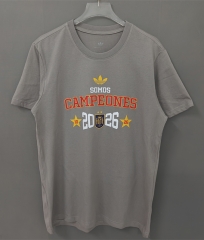 26-27 Spain Light Grey Cotton T-shirt-LH