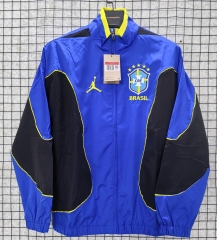 26-27 Brazil Blue Single-sided Waterproof Thailand Trench Coat-1020
