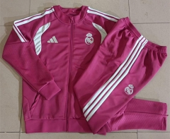 26-27 Real Madrid Pink Thailand Soccer Jacket Uniform-815
