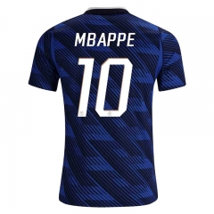 (S-4XL) 26-27 France Home Blue ZIDANE #10 Thailand Soccer Jersey AAA