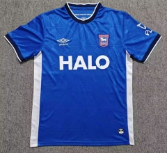 (S-4XL) 26-27 Ipswich Town Home Blue Thailand Soccer Jersey AAA-8025