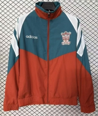 Retro Version 1993 Liverpool Red&Green Thailand Trench Coats-2044