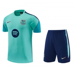 26-27 Barcelona Green Thailand Soccer Uniform-418