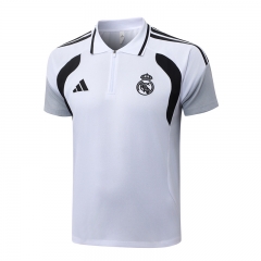26-27 Real Madrid White Thailand Polo Shirt-815