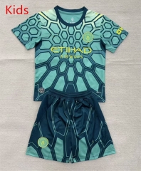 26-27 Manchester City Goalkeeper Green Kid/Youth Soccer Uniform-AY