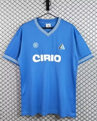 Retro Version 84-85 Napoli Home Blue Thailand Soccer Jersey AAA-3257