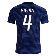 (S-4XL) 26-27 France Home Blue VIEIRA #4 Thailand Soccer Jersey AAA