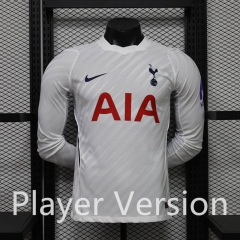 Player Version 26-27 Tottenham Hotspur Home White LS Thailand Soccer Jersey AAA-888