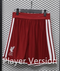Player Version 26-27 Liverpool Home Red Thailand Soccer Shorts AAA-888