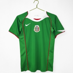 Retro Version 2004 Mexico Home Green Thailand Soccer Jersey AAA-C1046