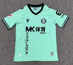 (S-4XL) 26-27 Deportivo Alavés 2nd Away Green Thailand Soccer Jersey AAA-8025
